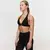 GymBeam Fierce Halter Sports Bra Black