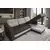 Grand Sistem 001 Ugaona garnitura Atlanta, 240x160cm, Braon-bež