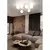 Luster na štapu MAGNUM 6xE14/10W/230V bela/zlatna