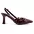 Mona shoes Ženske sandale na štiklu, Bordo