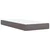 Vidaxl Box spring postelja z vzmetnico siva 100x200 cm umetno usnje
