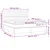 Vidaxl Box spring postelja z vzmetnico črna 180x200 cm blago