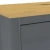 Komoda Hill siva 125 x 40 x 80 cm od masivne borovine