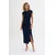 My Essential Wardrobe Obleka Nupti temno modra