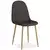 Homestyle4U Jedilni komplet, 80x80x75 cm, antracit, rjava
