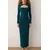 Trendyol Milla ženska haljina Tpraw25El00022, Emerald Green-Green