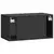 TV ormar za zid Zidne Crna 59,5 x 31 x 30 cm Konstruirano drvo