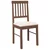 vidaXL Jedilni stoli z blazinami 2 kosa Brown Solid Wood Rubber