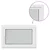 Prozor za podrum RISOR 90 x 70 cm PVC i staklo Bijela