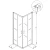 Tuš kabina ECO QUAT 80x80/K SILVER 538550