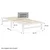 Homestyle4U Posteljni okvir, 90x200 cm, bela