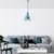 Opviq Luster Saglam 3762, O30x40 cm, E27, Plavi