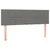 Vidaxl Box spring posteljni z vzmetnico temno siv 140x190 cm blago