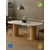 HANAH HOME Set Trpezarijski sto i 6 stolica Bohemian Round Scandinavian 7