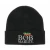 Beanie kapa Bob Marley - Logo - ČRNA - ROCK OFF - BMABEAN01B