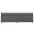 vidaXL Box spring postelja z vzmetnico temno siva 80x200 cm blago