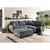 MID.YOU ECKSOFA inkl. Hocker, mikrovelur antracit