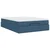 Otomanski krevet s madracem plavi 140x190cm od tkanine