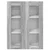 vidaXL Viseča omarica Riga Siva Sonoma 60 x 31 x 80 cm Konstruiran les