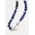 HUGO zapestnica moška iz nerjavečega jekla z lapis lazuli E-BEADS5-BRA