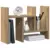 Organizator stola Umjetnički hrast 50 x 15,5 x 35,5 cm