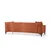 Atelier del Sofa Trosed Petra 3 212x86x69cm Narandžasti