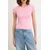 Trendyol Milla Ženska majica TWOSS26TS00267, Roze