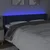 Vidaxl vidaXL Vzglavje postelje z LED modro 183x16x78/88 cm blago