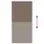Rolo zavjesa Blackout Coffee 85x175 cm Širina tkanine 80,7 cm