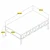 Hanah Home Klub sto Lyon 32 105x32,6x60cm Krem-Crni