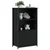 Visoka komoda crna 62 x 32 x 103,5 cm od konstruiranog drva