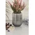 Aberto Design Vaza Line D20F, 10x20x10 cm, Srebrne boje