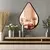 Wallity Ogledalo Ozgl516, 40x55 cm, Rose-gold