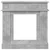 Okvir za kamin Betonska siva 102 x 26 x 100 cm