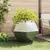 Sadilica 2 pcs Srebrno 100 x 100 x 80 cm Cinkani čelik