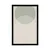 Plakat kaki mavrični lok Mid-Century - 40x60 black
