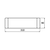 Braytron LED zidna svetiljka BRY-AVVA-WL04-12W-300L-PRAVOUGAONA-BELA-3000K
