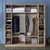 Hanah home Ormar 180x190,8x47,3cm Orah