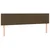 Vidaxl Box spring postelja z vzmetnico temno rjava 180x200 cm blago