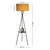 Opviq Venedik 534LUN3714 Podna lampa, Oker