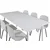 Venture Design Jedilna miza 180x90x75 cm bela