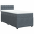 Vidaxl Box spring postelja z vzmetnico temno siva 80x200 cm žamet