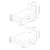 HANAH HOME Bračni krevet Vitalia 160 x 200 Anthracite
