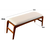 Hanah Home Touch Bench Trpezarijska klupa, Braon-bela