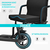 Zložljiv električni voziček za starejše ali invalide