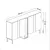 HANAH HOME Komoda Nova Anthracite