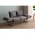 Atelier del Sofa Dvosed na razvlačenje Viper 2, Sivi