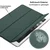 Maska na preklop Tablet Stripes Samsung Tab S9/ X710, Zelena