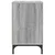 Noćni ormar s ladicama 2 pcs Sivi hrast sonoma 49 x 36 x 61 cm