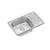 Quadron Ugradna sudopera EDDIE 111 SteelQ, 1 satin, HD111SAT6642